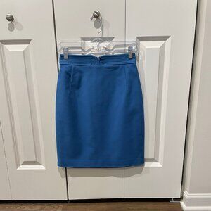 Elie Tahari Blue Pencil Skirt